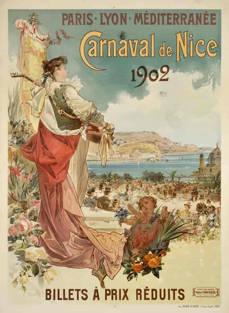 Karneval i Nice i 1902.