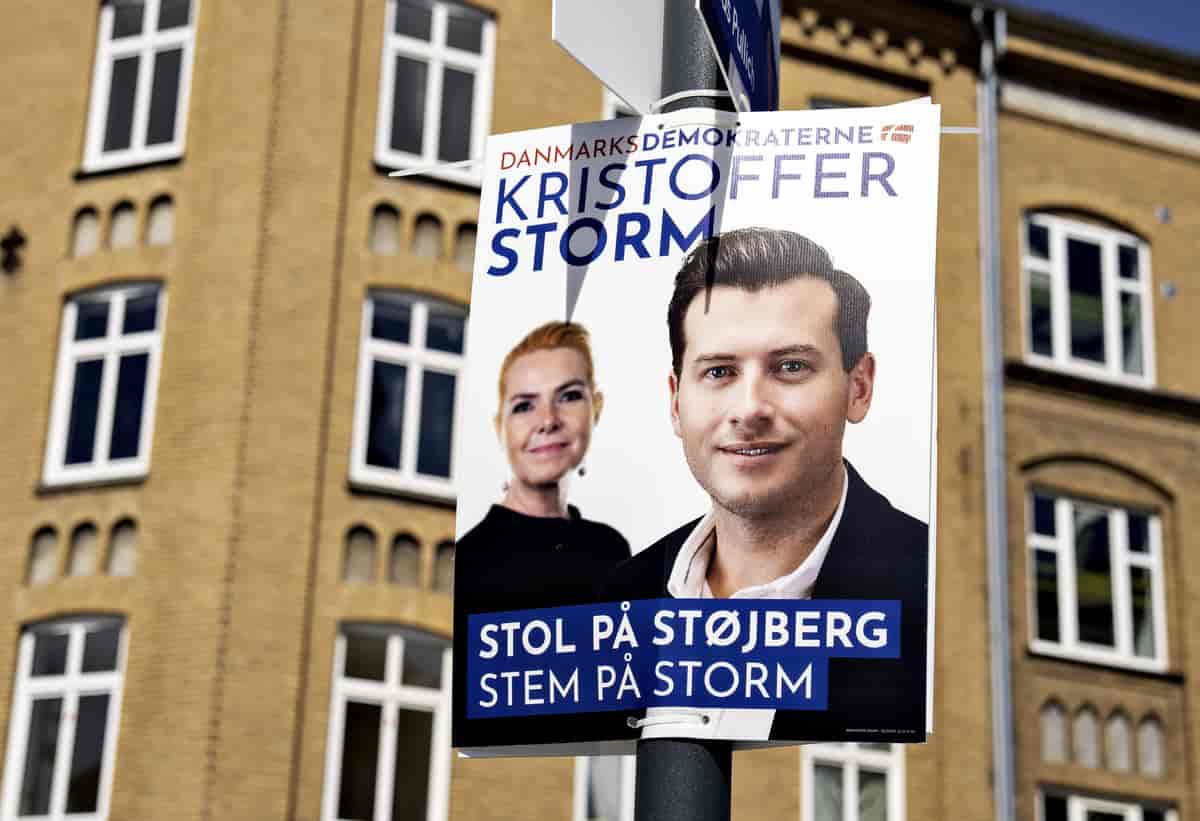 Valgplakat med Kristoffer Storm