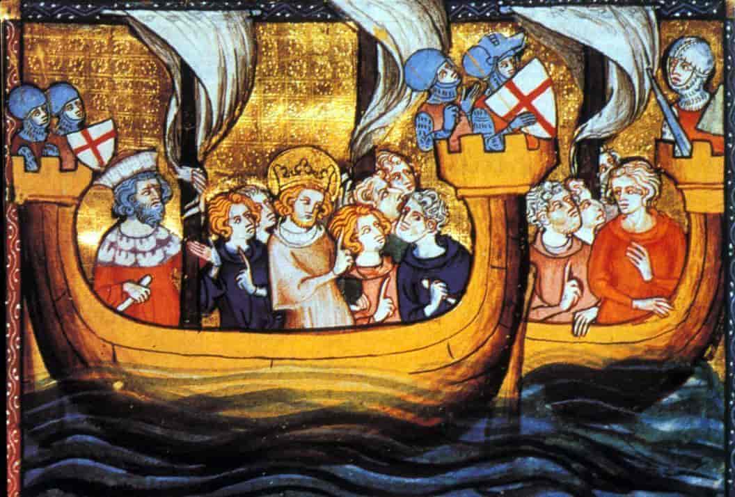 Ludvig 9. den Hellige på korstog