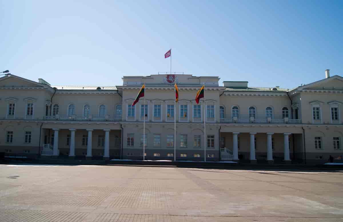 Den litauiske præsident bolig i Vilnius