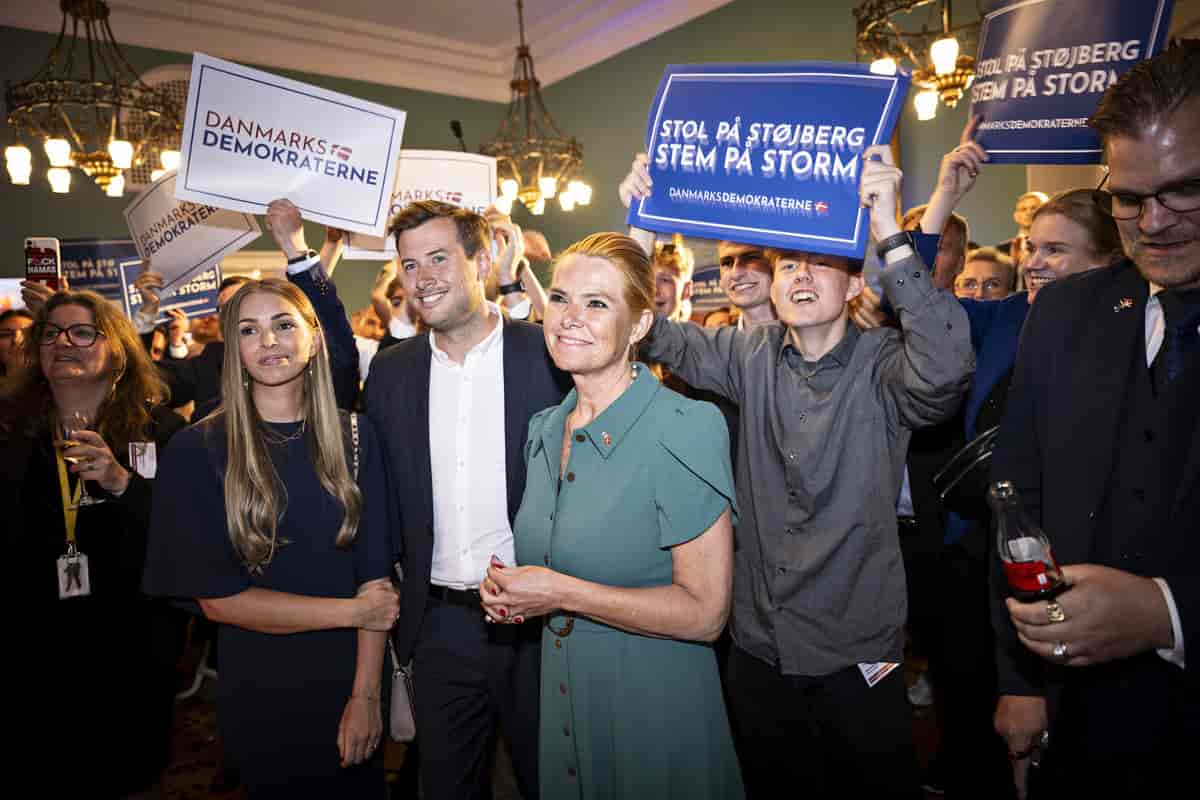 Danmarksdemokraternes valgfest ved EP-valget 2024.