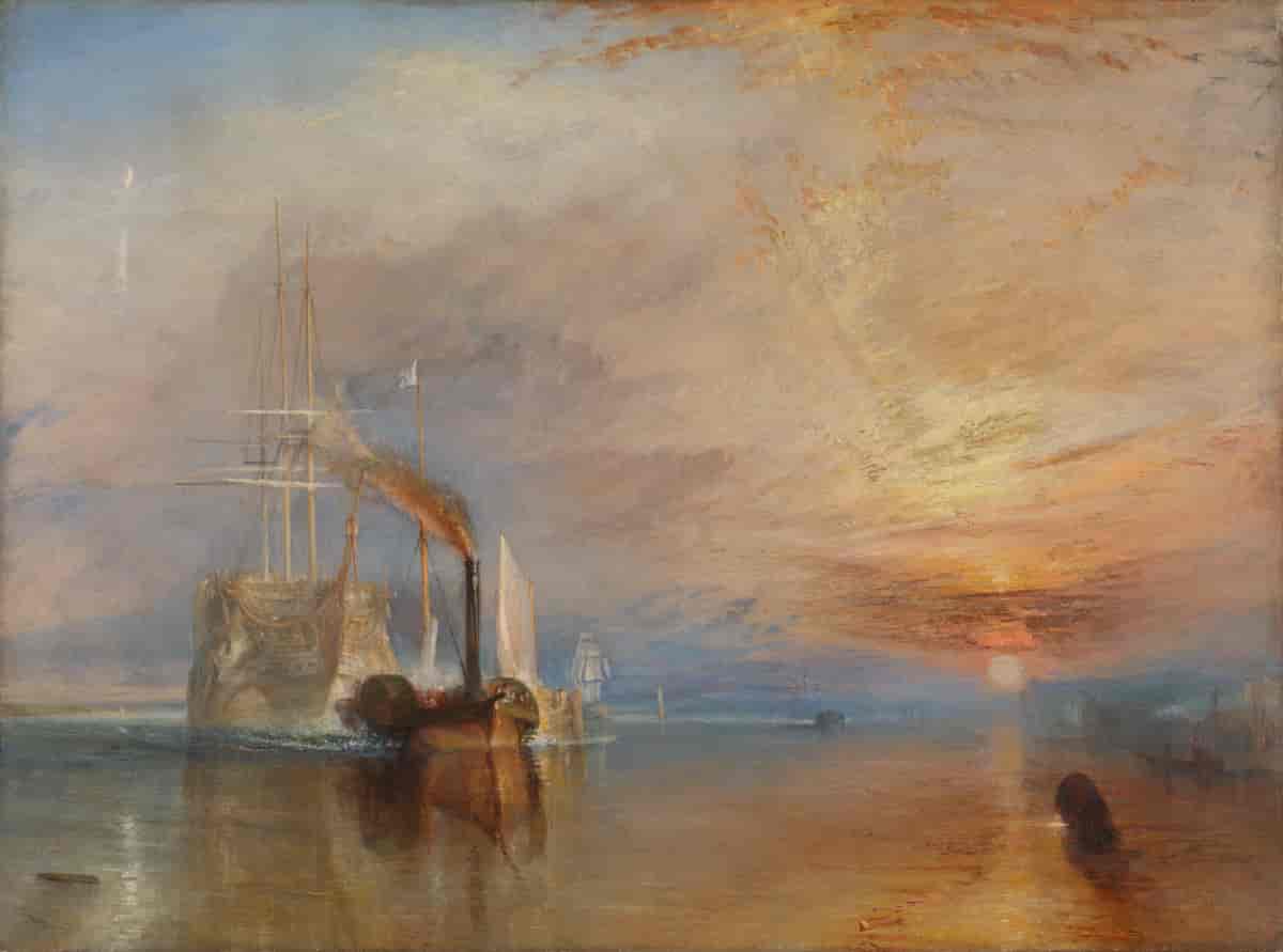 "The Fighting Temeraire tugged to her last berth to be broken up"