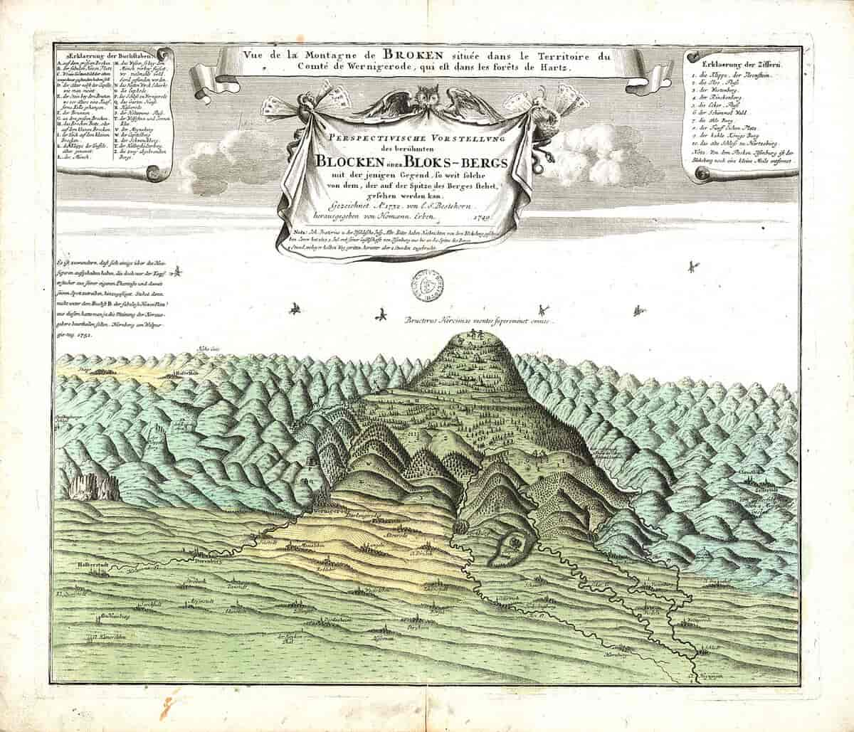 "Blocken oder Bloks-Bergs" (1749)