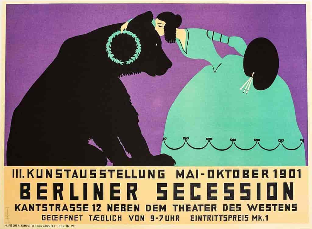 Plakat til "Berliner Secessions III. Kunstausstellung"