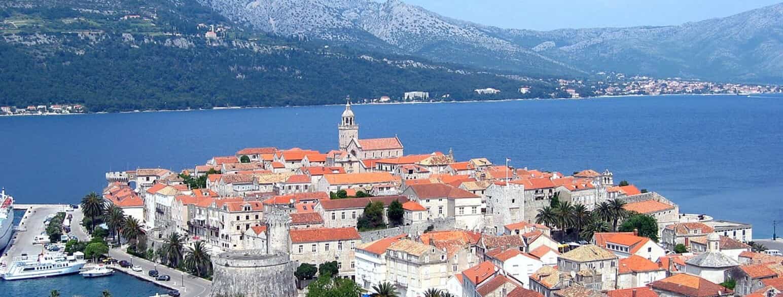 Korčula by på øen af samme navn. Foto fra 2004