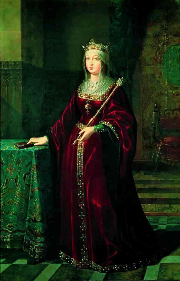 Isabella – på dronninger Spanien | lex.dk – Den Danske