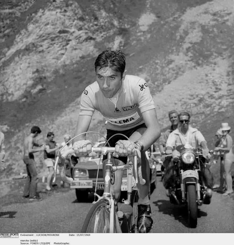 Poleret Republik Scene Eddy Merckx - Cykelrytter - Karriere, sejre, hold - lex.dk