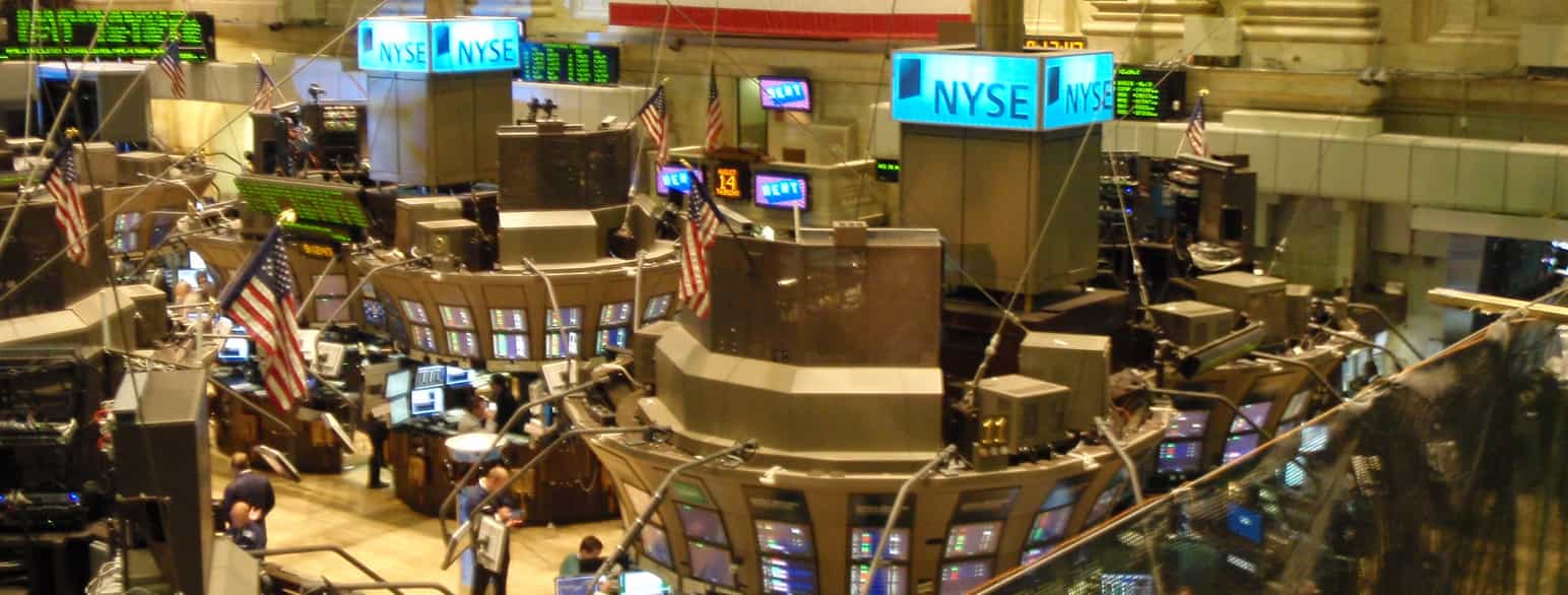 Billede fra New York Stock Exchange (udsnit)