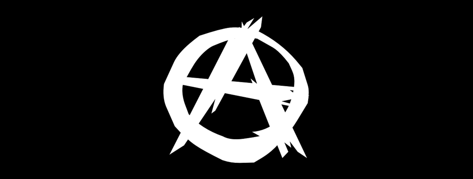 Et ofte brugt anarkistisk symbol