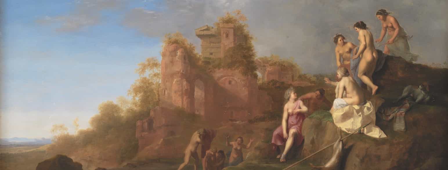 Diana og hendes nymfer, 1659 (udsnit)