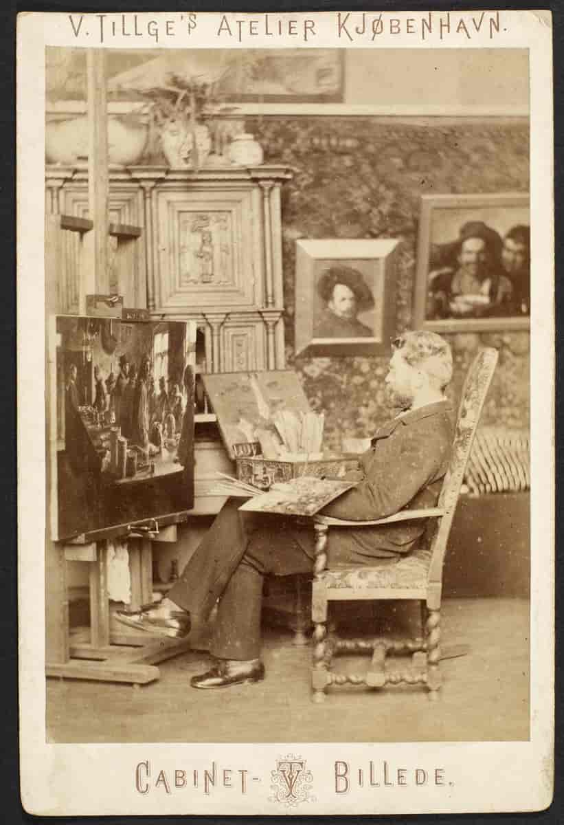 P. S. Krøyer i V. Tillges atelier