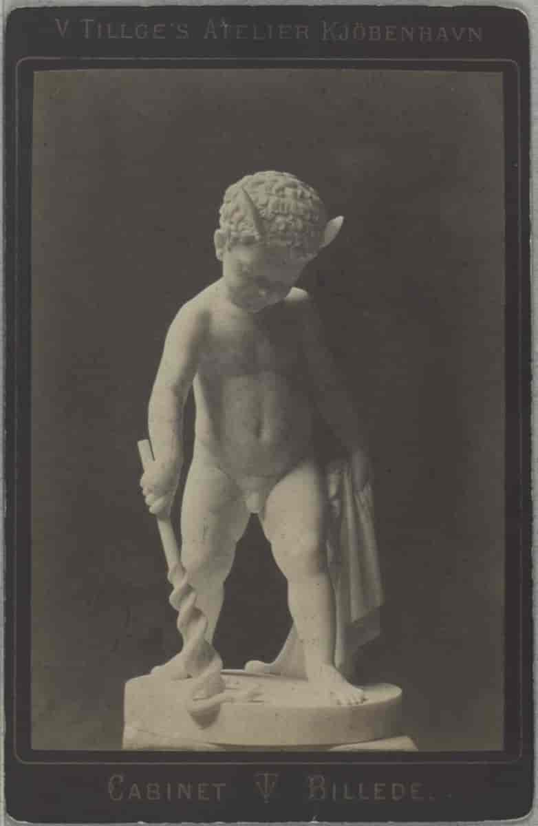 "Merkur, som Dreng, danner sin Stav", 1879