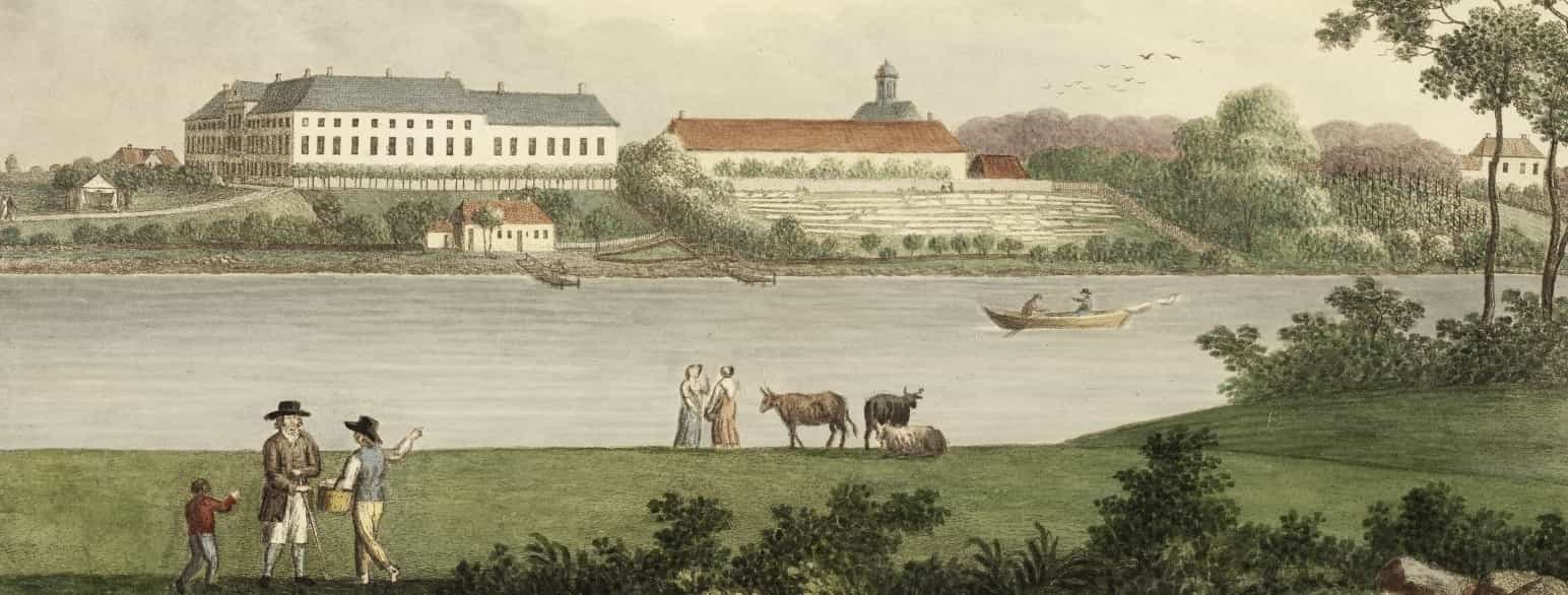 Augustenborg Slot paa Øen Als. 1820
