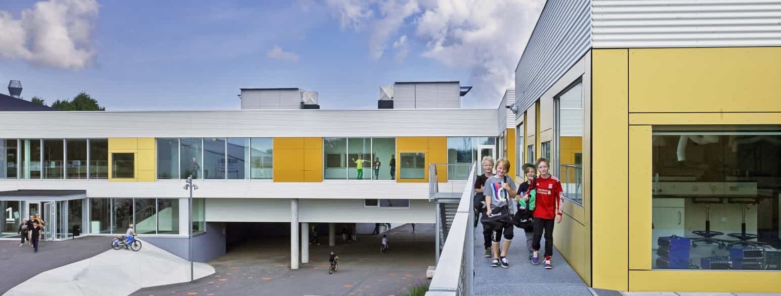 Visualisering af Nordstjerneskolen i Helsinge