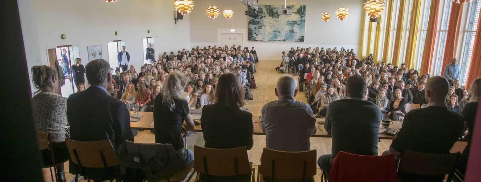Kommunalvalgkamp på Helsingør Gymnasium
