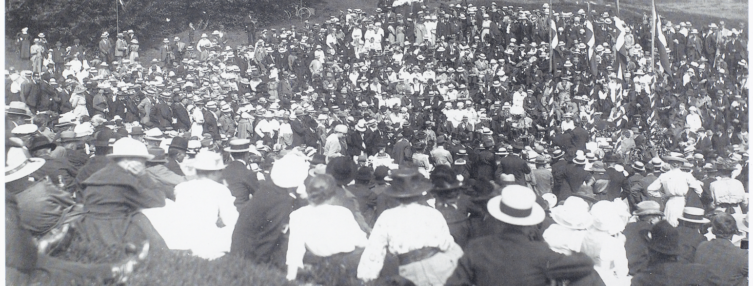 Folkemøde ved Hohøj i 1919