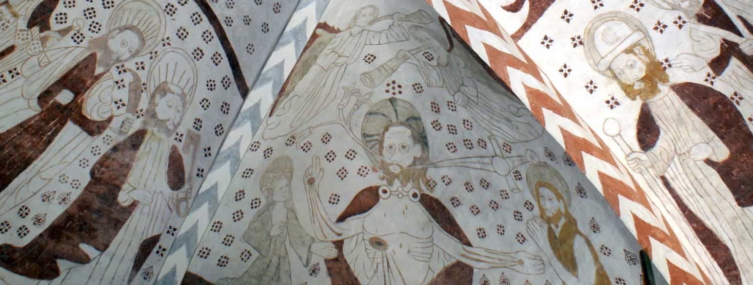 Kalkmaleri i Hald Kirke