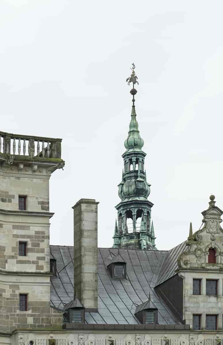 Trompetertårnet er Kronborgs højeste tårn.