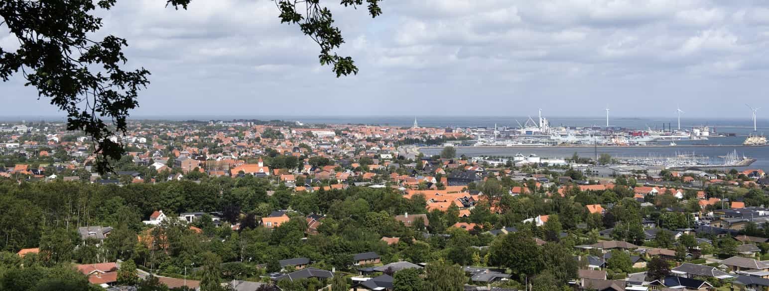 Udsigt over Frederikshavn