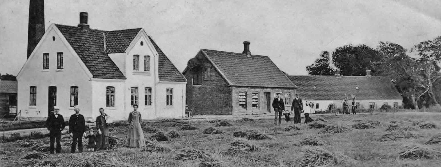 Mylund Mejeri. Foto fra perioden 1910-1915