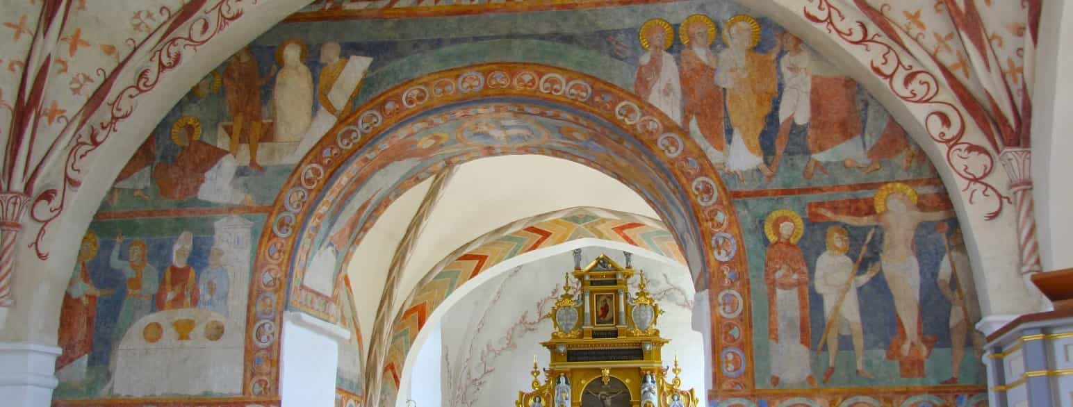 Kalkmalerier i Jørlunde Kirke