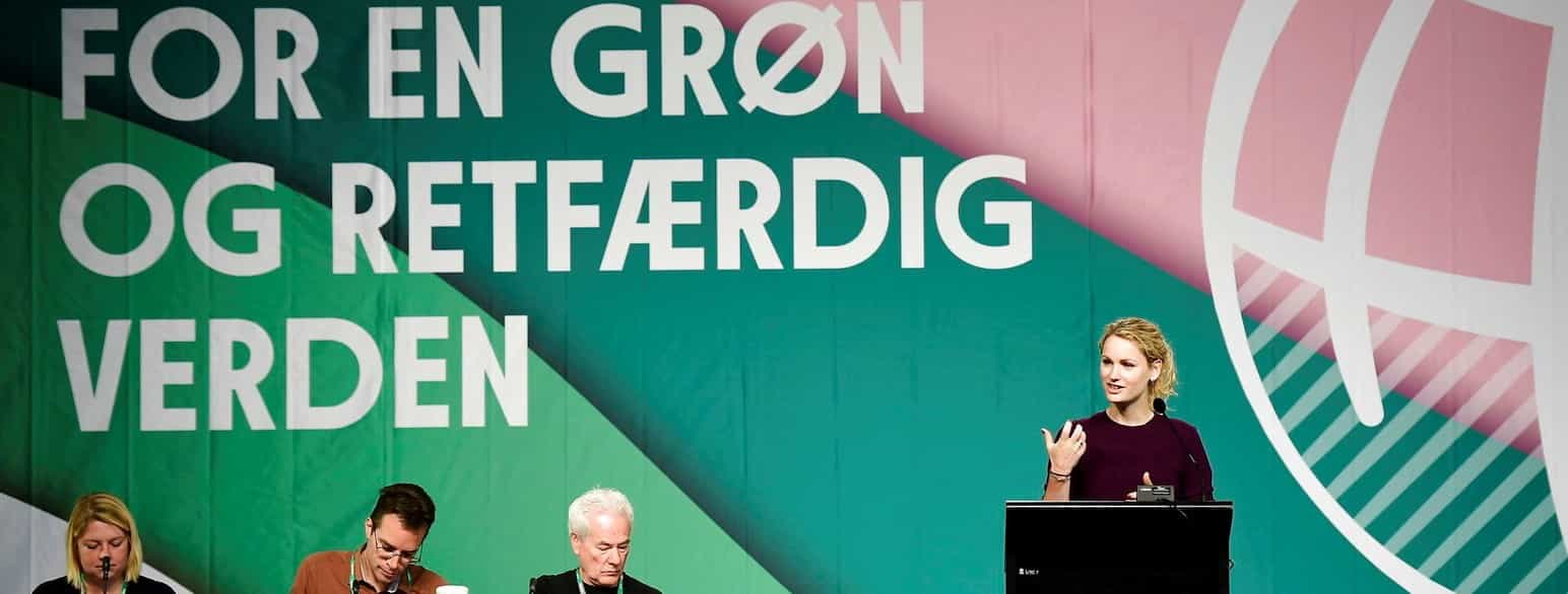 Pernille Skipper, politisk ordfører for Enhedslisten 2016-2021, holder tale ved partiets årsmøde 5.10.2019