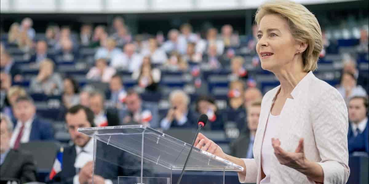 Ursula von der Leyen i Europa-Parlamentet, juli 2019