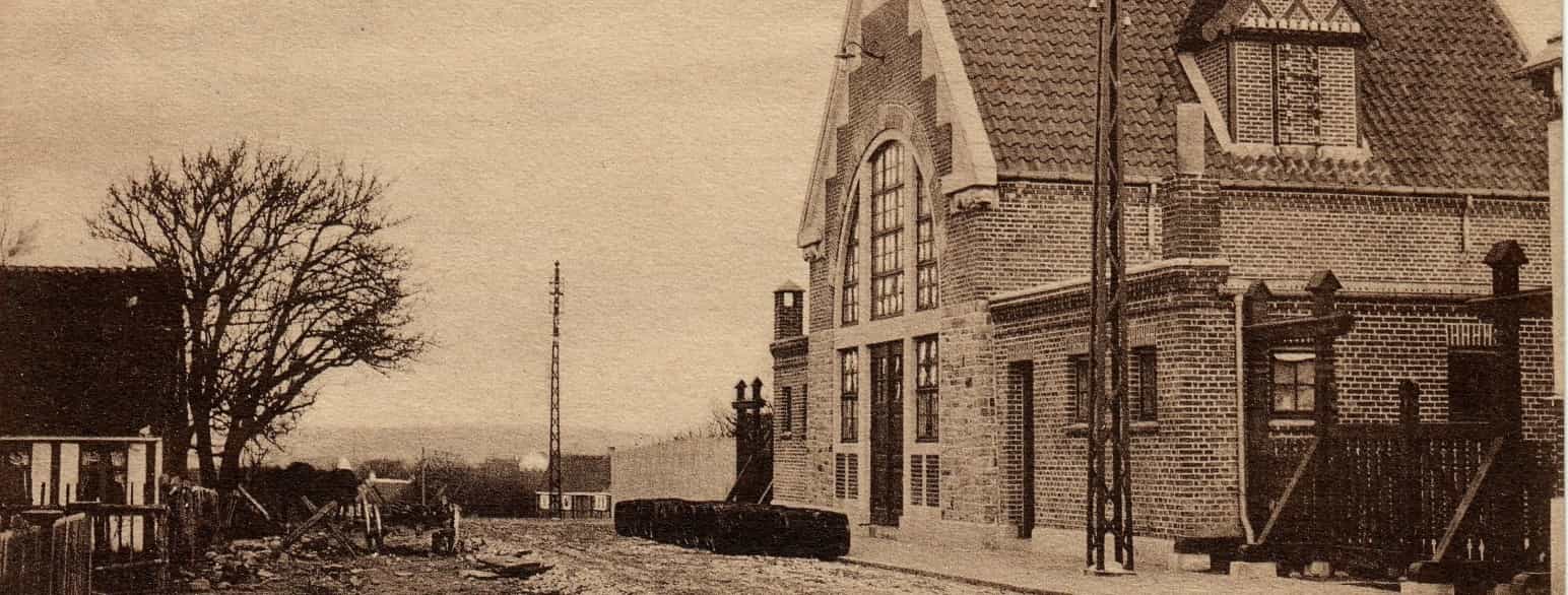 "Elektrisk station" i Aakirkeby, 1909
