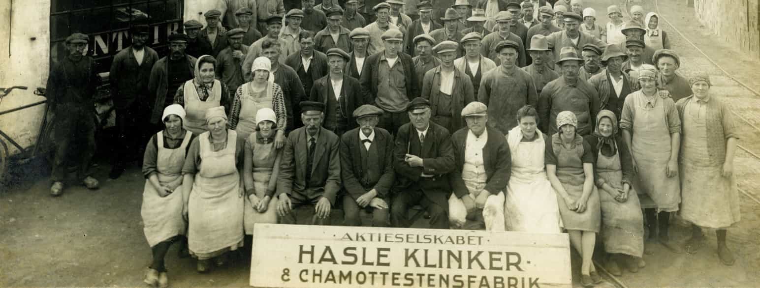 Hasle Klinker- & Chamottestensfabrik, ca. 1928