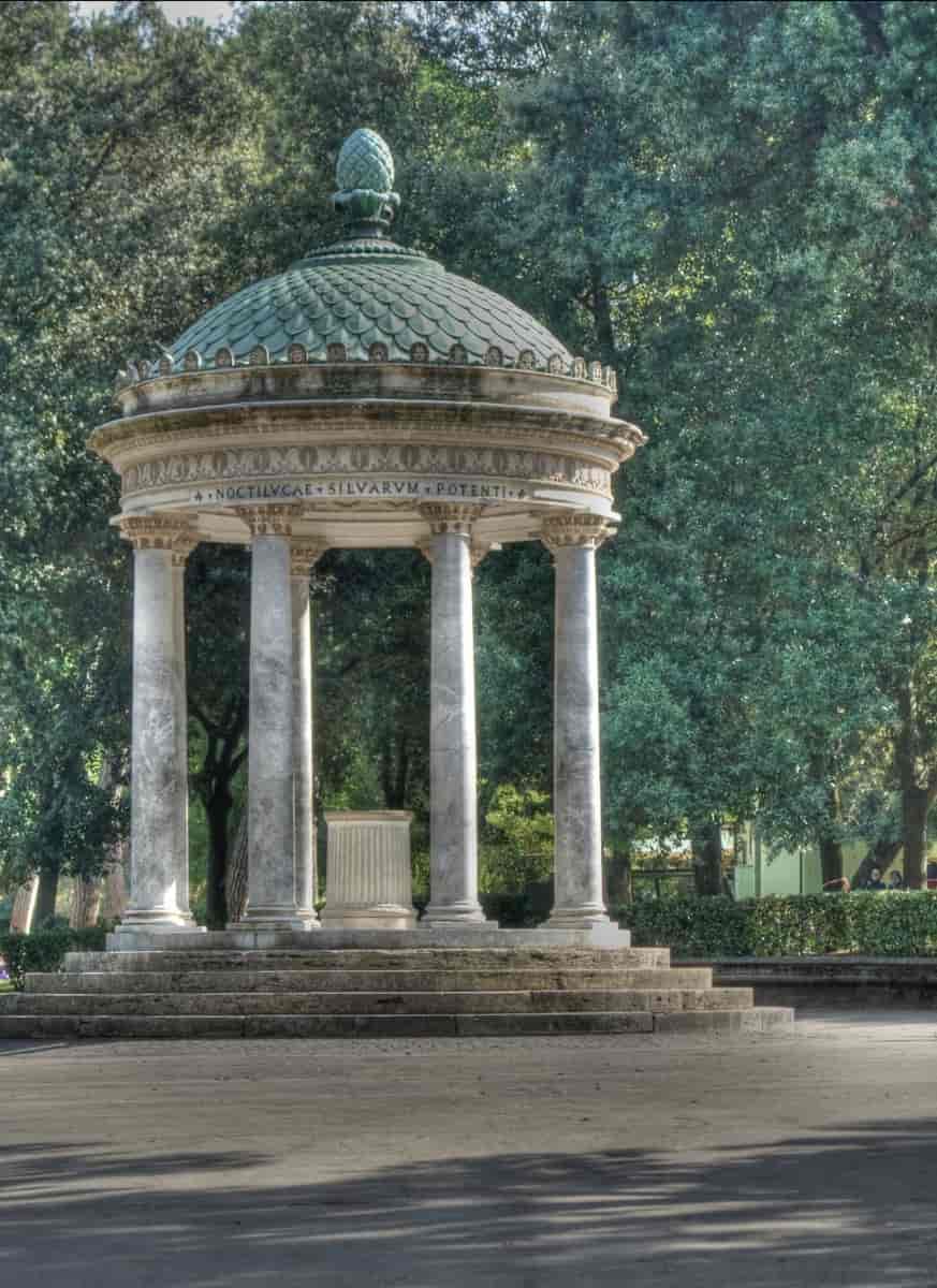 Diana-templet i Borghese-haven.