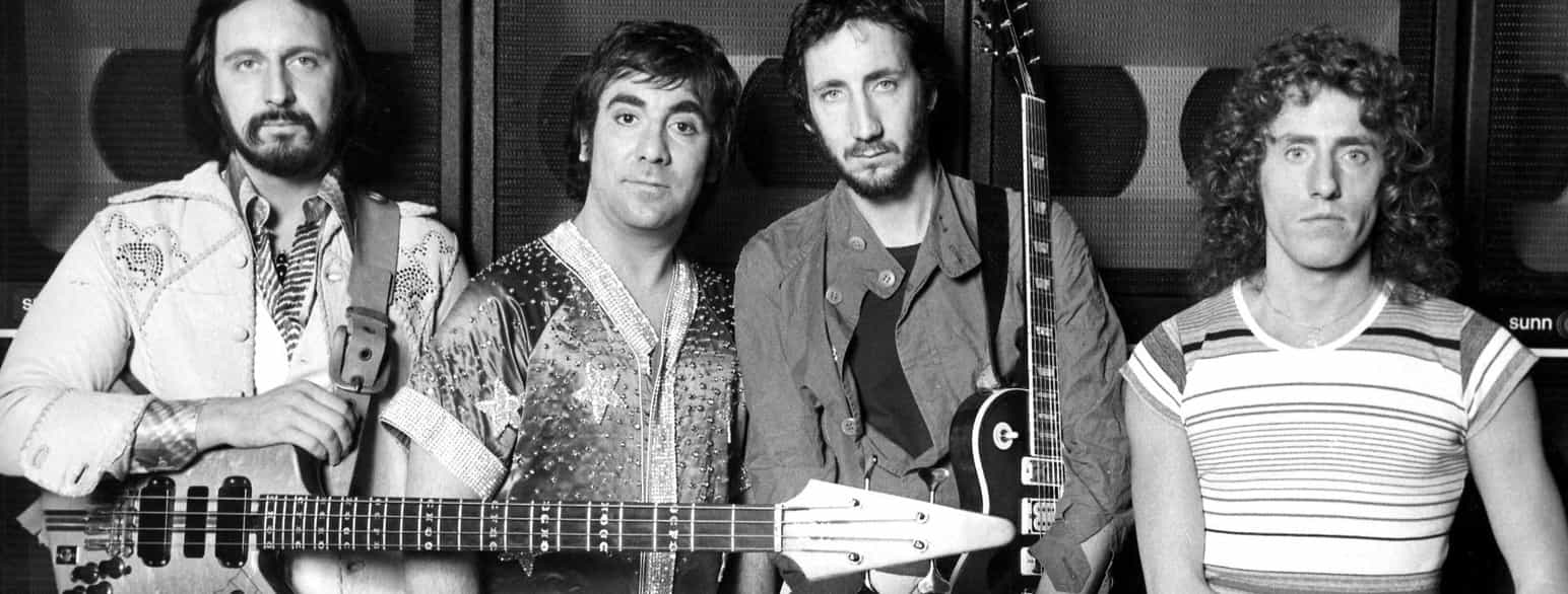 The Who i 1978. Fra Venstre: John Entwistle, Keith Moon, Pete Townshend, Roger Daltrey