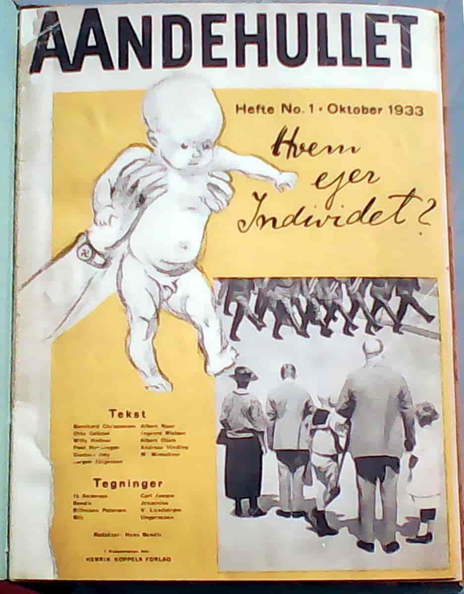 Tidsskriftet Aandehullet nummer 1, Årgang 1933