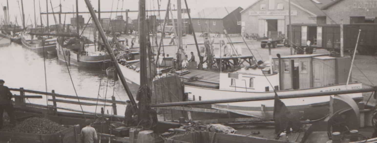 Havnen i Ringkøbing, 1936