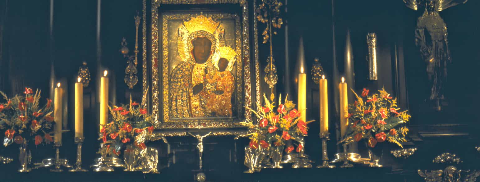 Polens nationalhelligdom, ikonet Den Sorte Madonna i byen Częstochowa