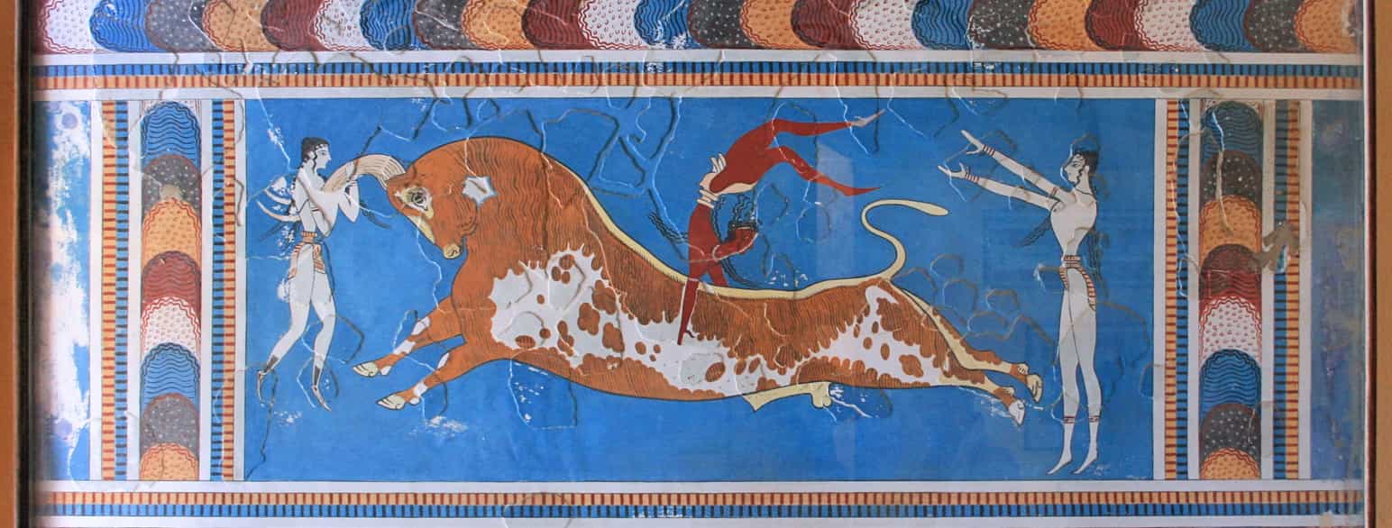 Tyrefreskoen fra paladset i Knossos