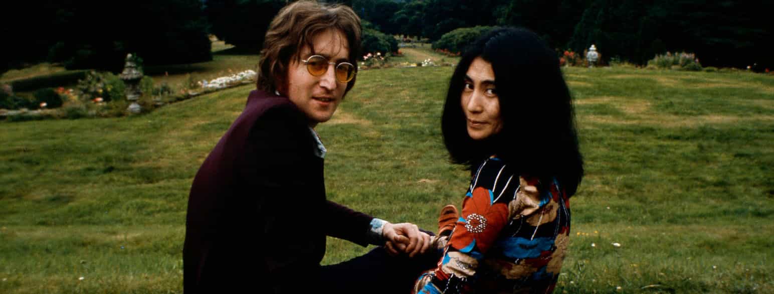 John Lennon og Yoko Ono ca. 1970