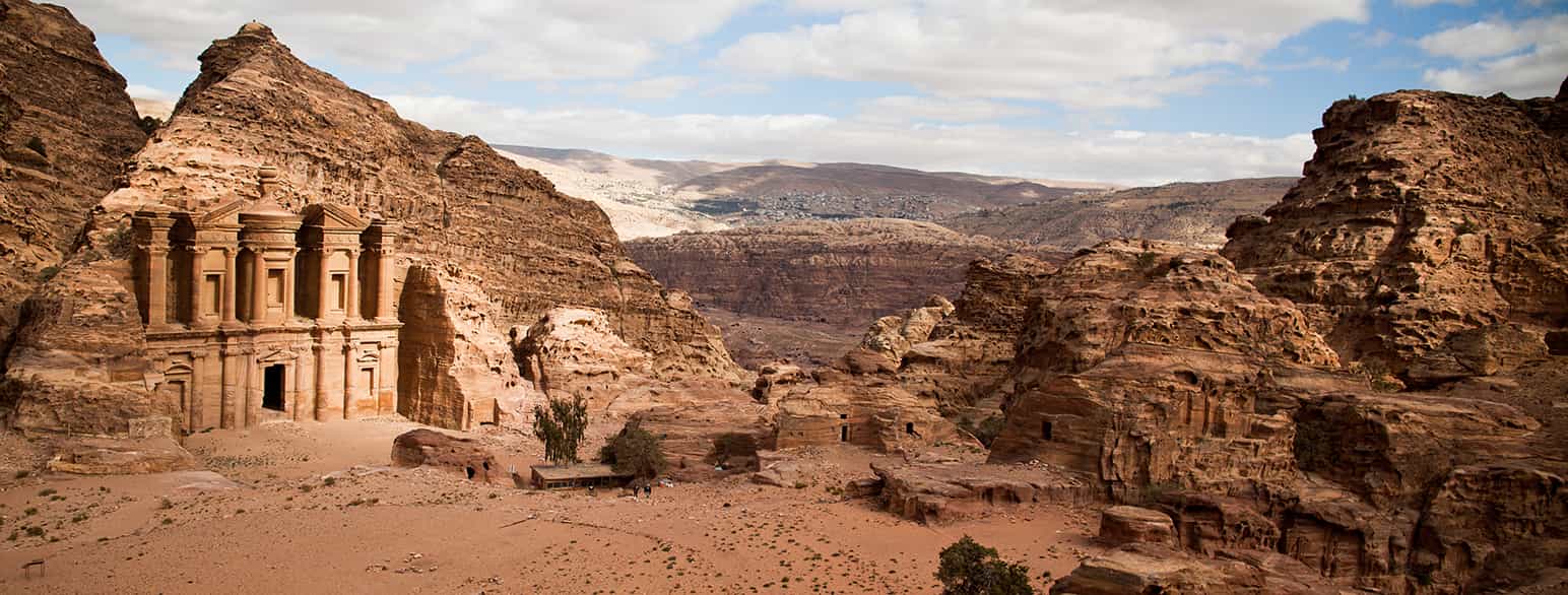 Ruinbyen Petra i Jordan